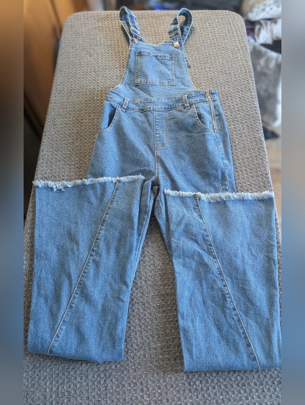 Denim Blue Women's Overalls Jeans